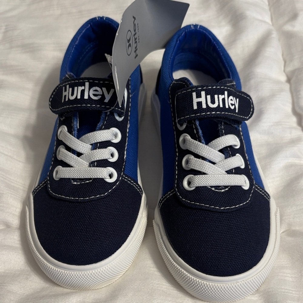 Hurley Kids' Navy and Royal Blue Sneakers